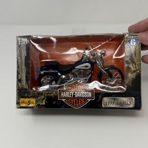 (5) Maisto Harley Davidson 1/18 Scale Diecast Motorcycle Speed Gear